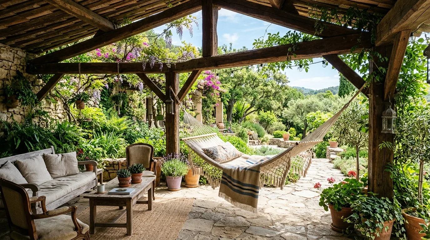 Mix in textiles with earthy color