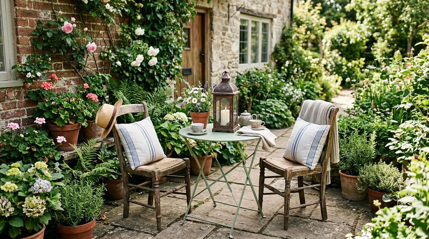 Create a fireplace or firepit corner