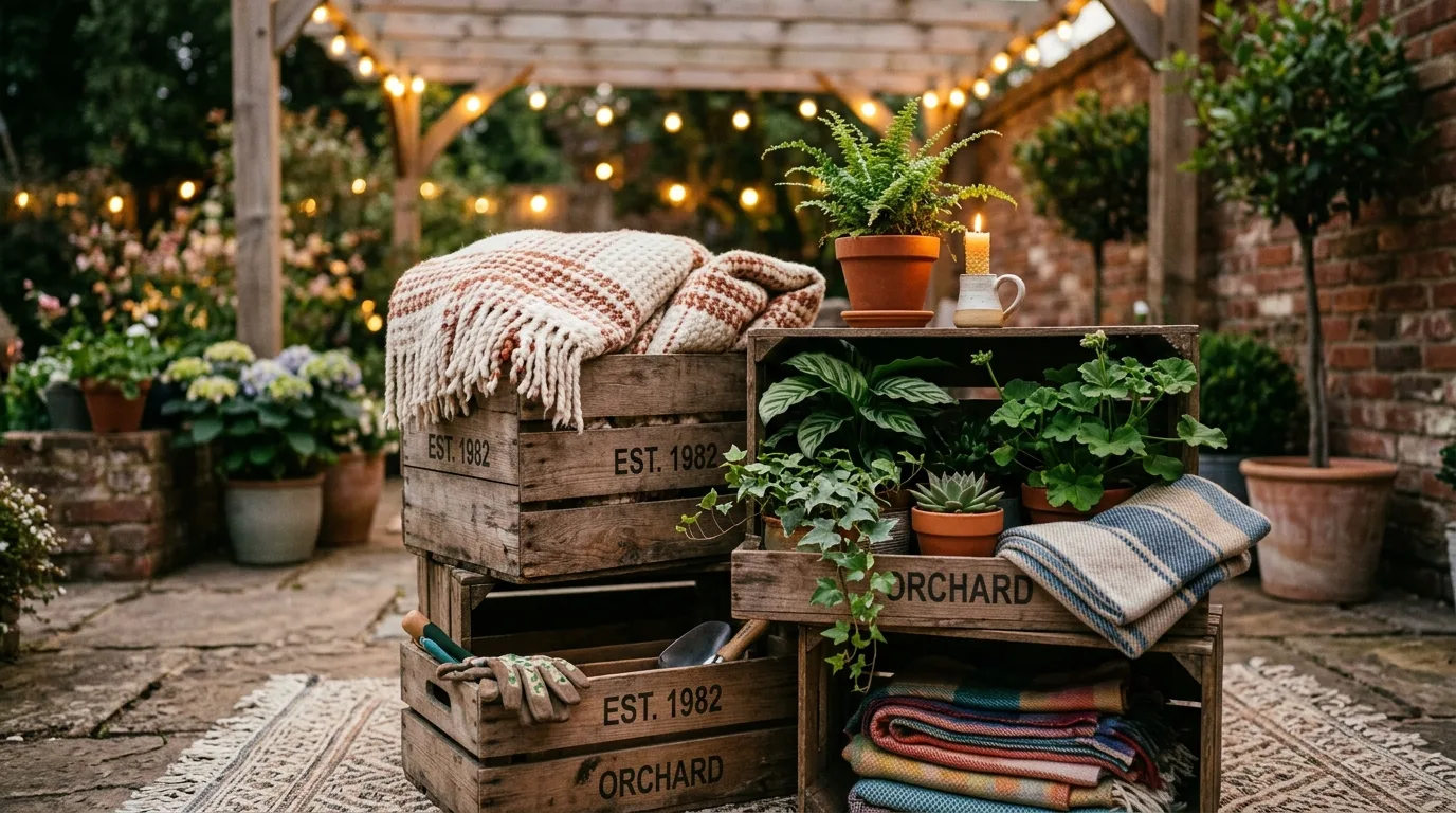 Use vintage accents sparingly