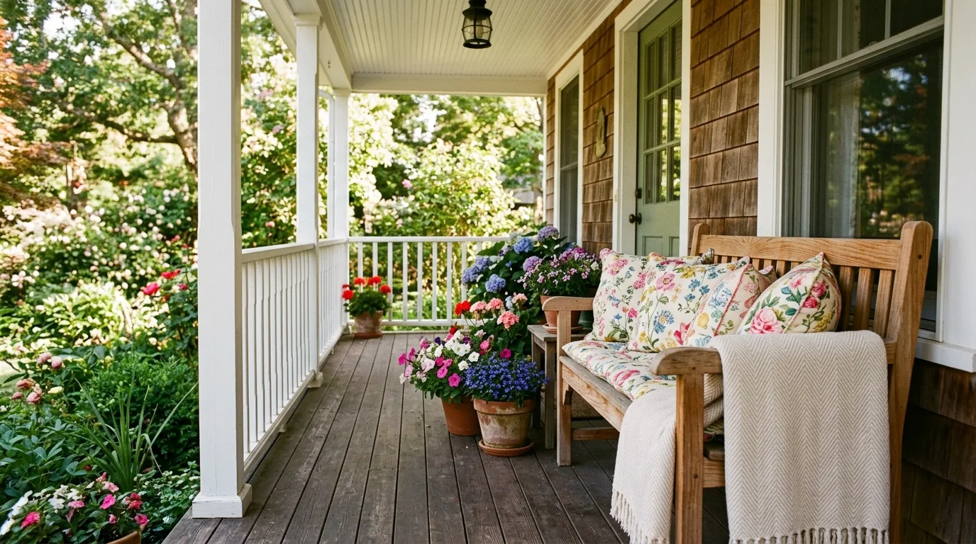 Add matching planters by the door