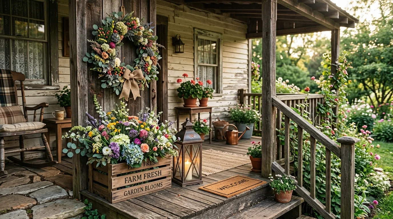 Decorate with baskets and natural texture
