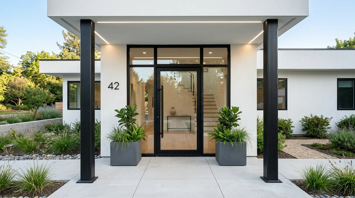 Add stone or brick at the base