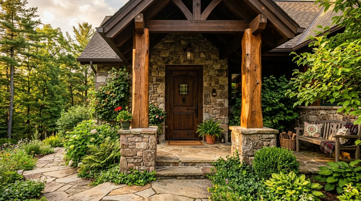 Paint columns to create contrast