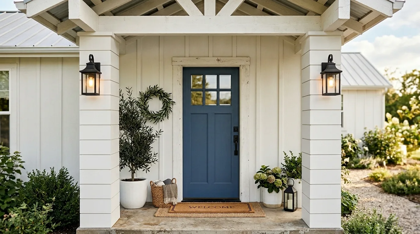 Choose tapered columns for a classic look