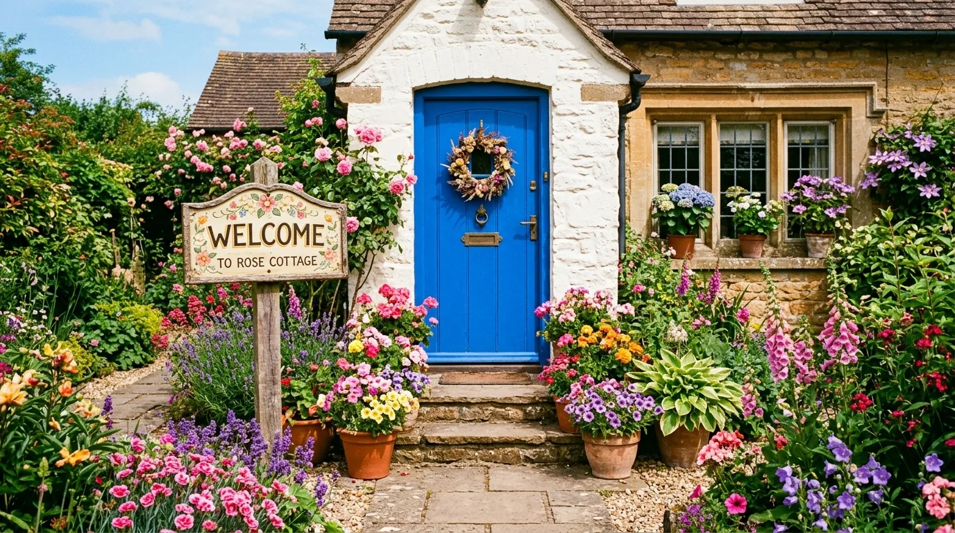 Style the porch with one seating piece