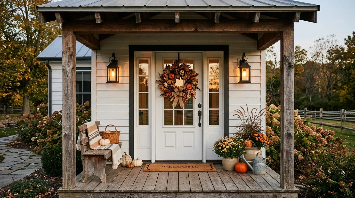 Add matching planters on both sides