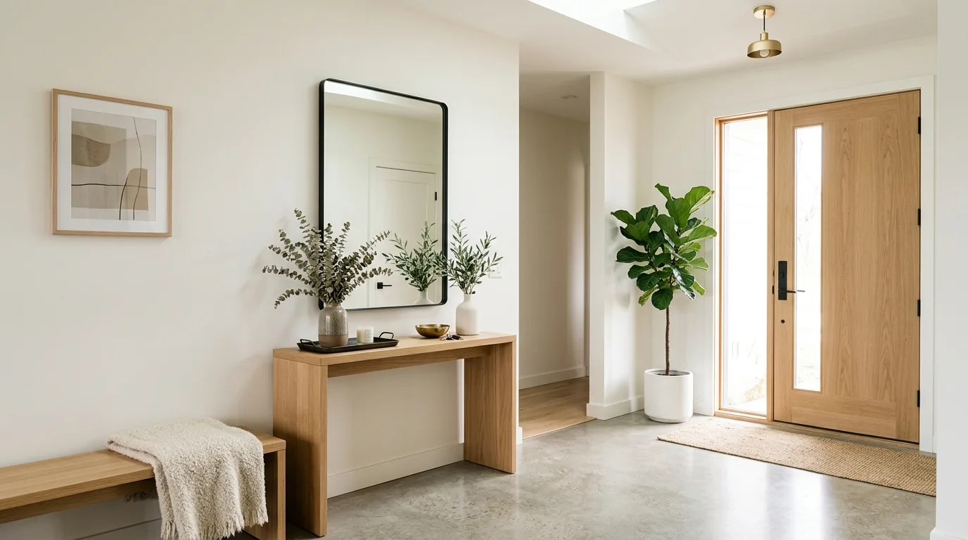 Layer a durable doormat setup