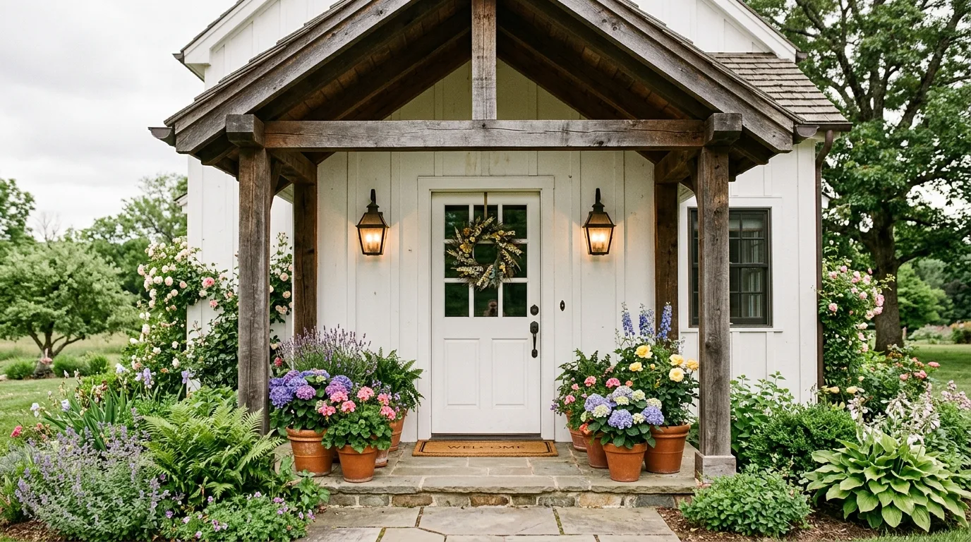 Add planters that match the home style