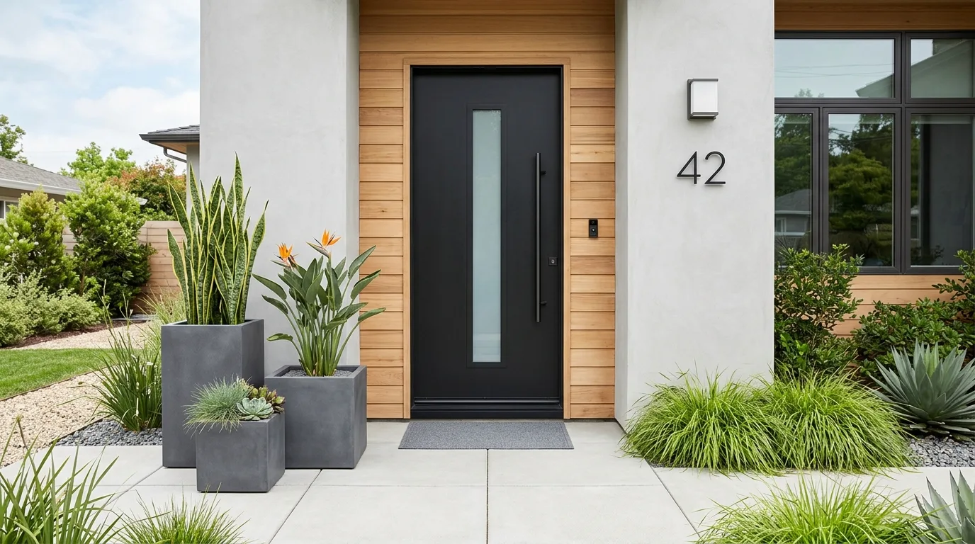 Add a wreath or door hanging