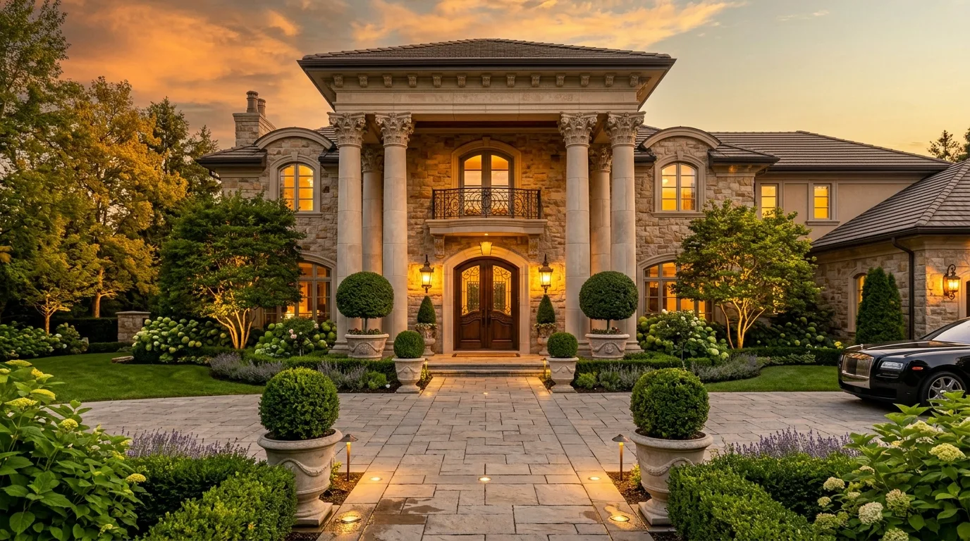 Choose a door color with presence