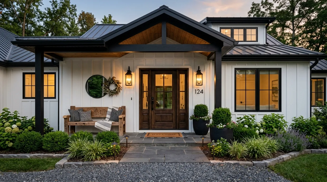 Create a clear visual path from the street