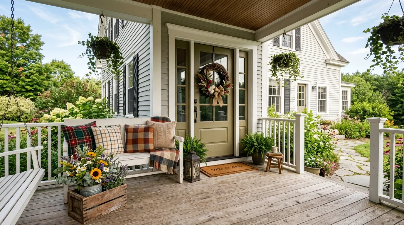 8 Farmhouse Porch Decorating Ideas for a Cozy and Charming Outdoor Space