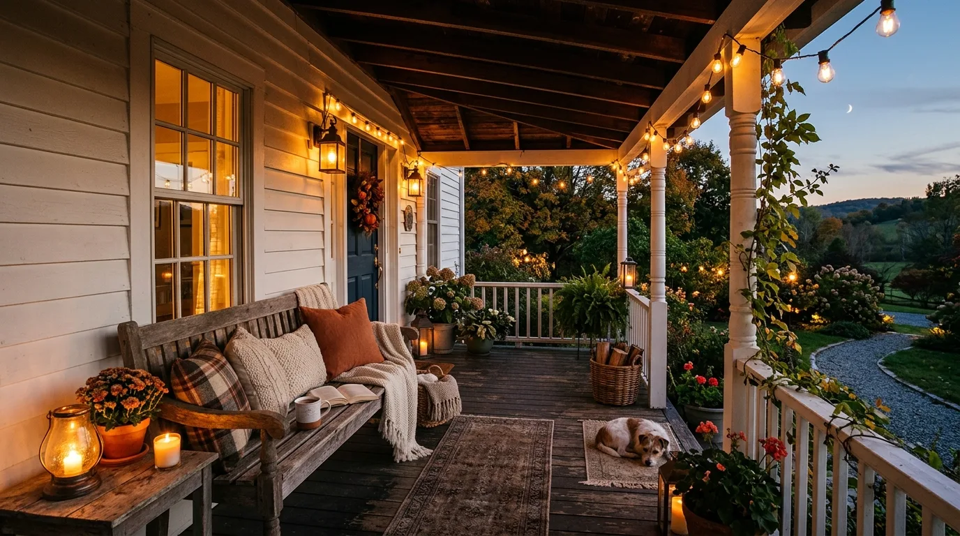 Finish with simple seasonal charm