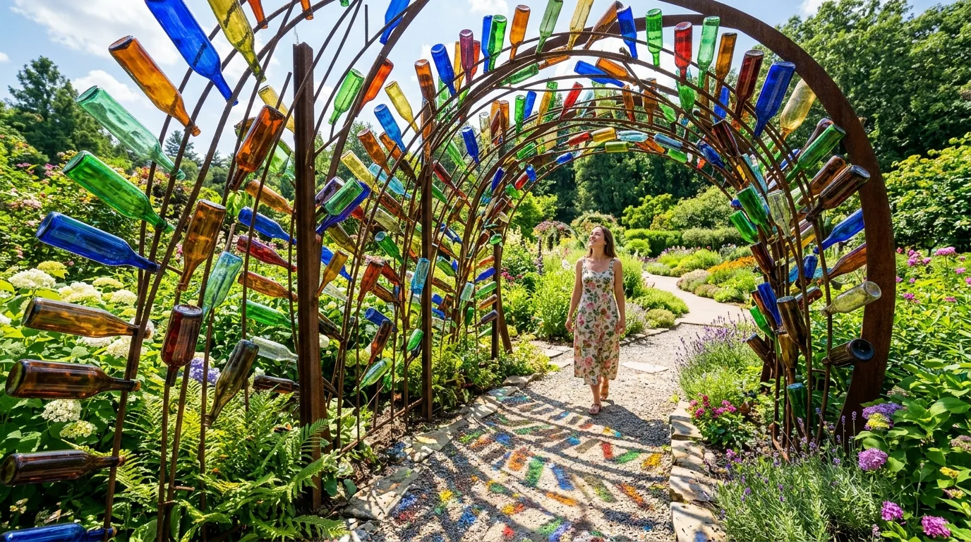 Recycled material art