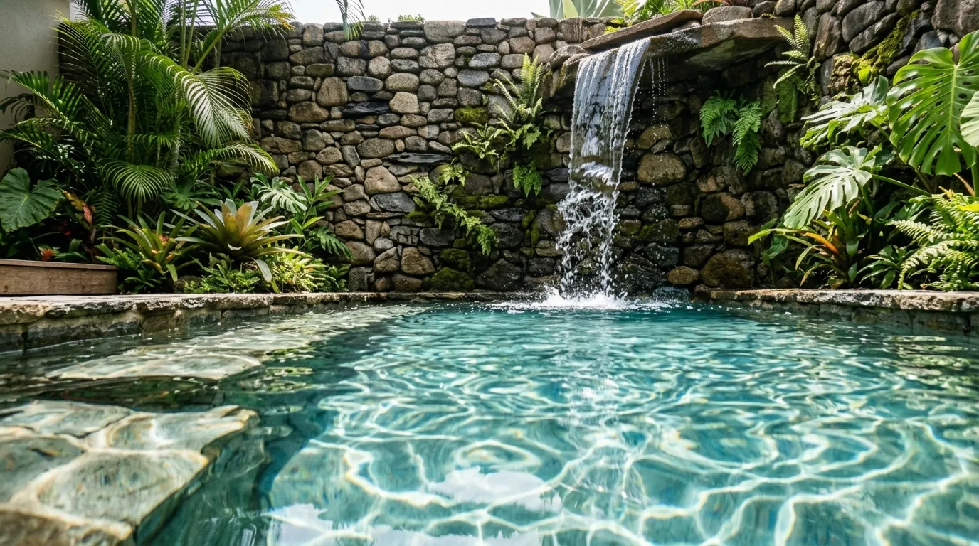 Pool and privacy screen