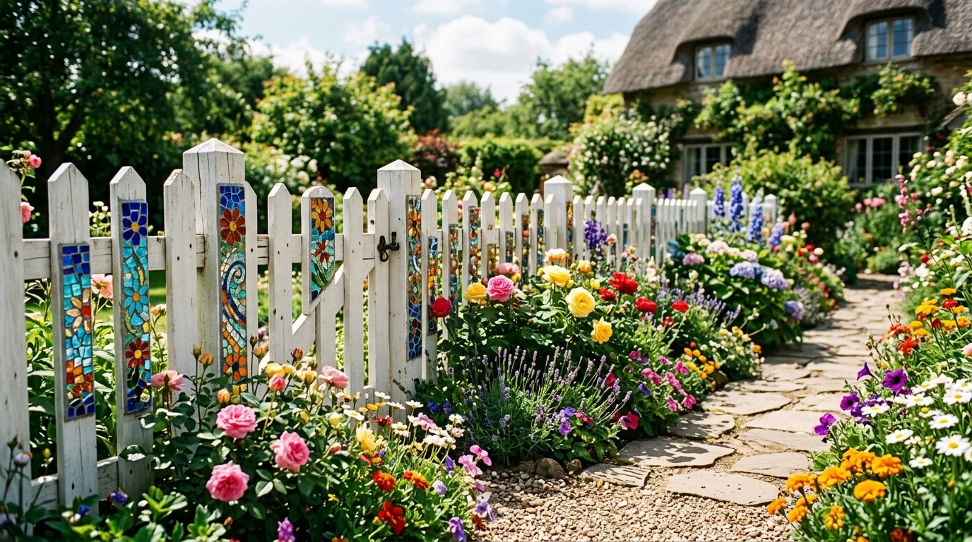 Mount planters directly on the fence