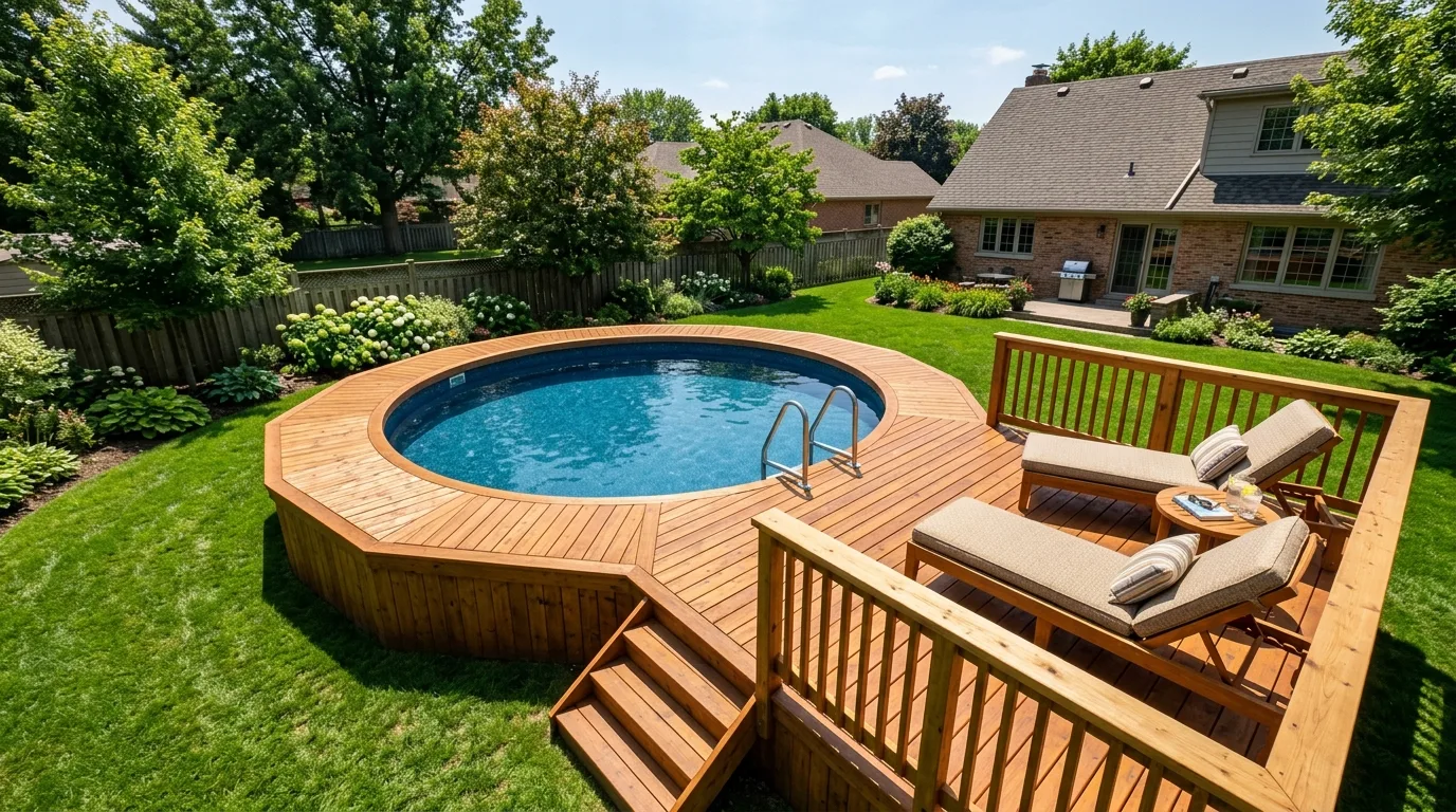 9 Above Ground Pool Deck Ideas for a Functional and Beautiful Backyard