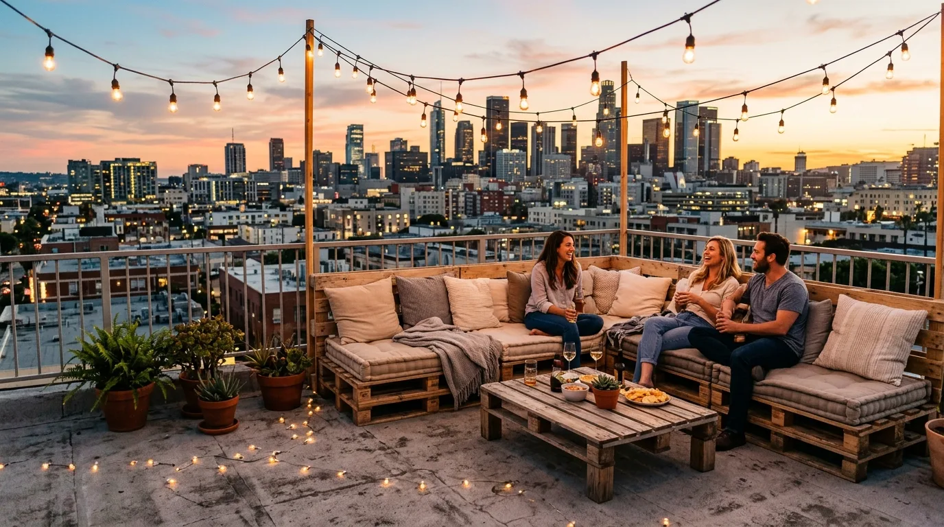 10 Low Cost Rooftop Design Ideas for a Modern Outdoor Hangout Area