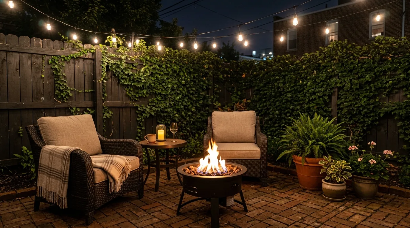 Add low retaining edges or built-ins