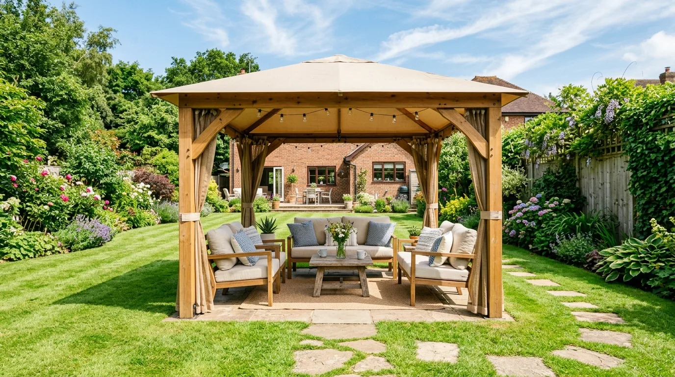 11 Small Backyard Gazebo Ideas to Create a Stylish Outdoor Seating Area