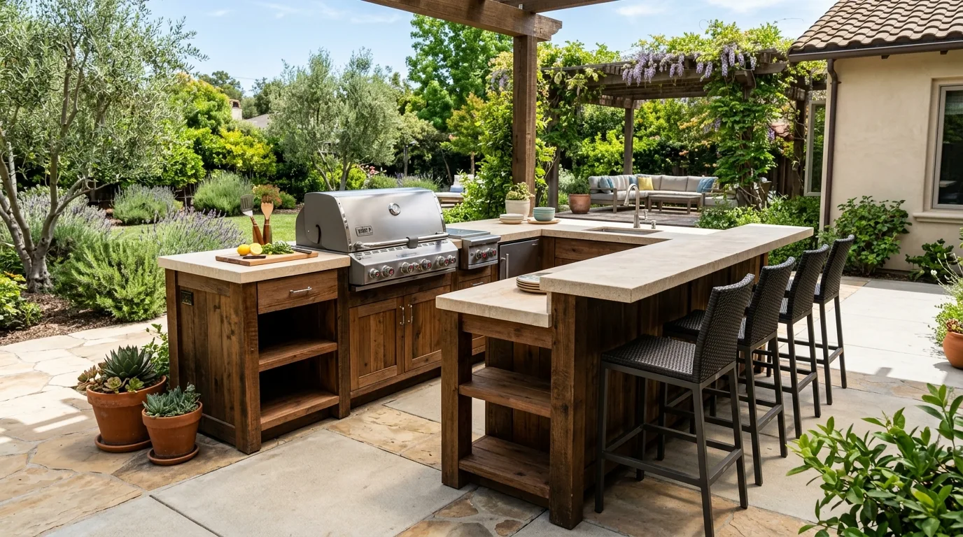 10 Outdoor Kitchen Island Ideas for a Perfect Backyard Gathering Spot