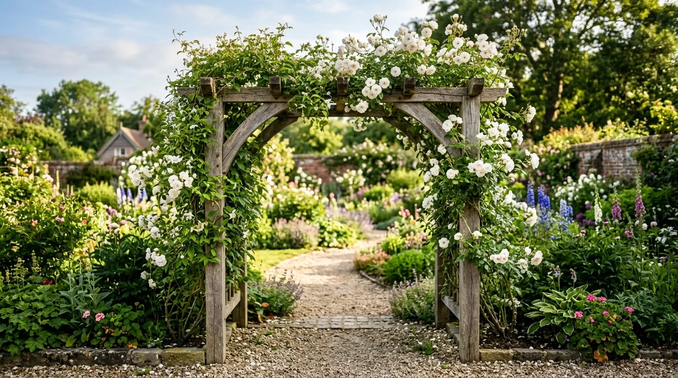 8 Garden Arbor Design Ideas to Create a Beautiful Backyard Entrance Feature