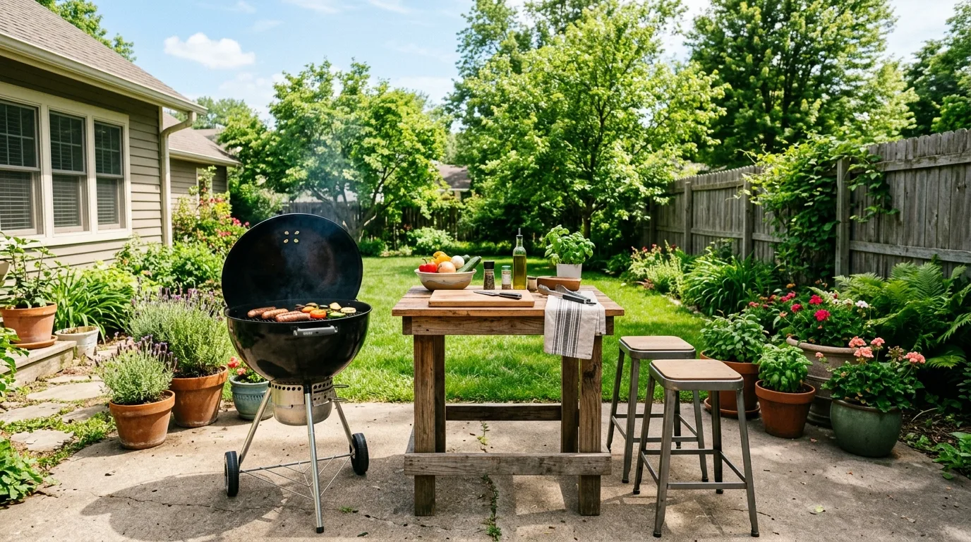 11 Simple Outdoor Kitchen Setup Ideas for Easy Backyard Cooking