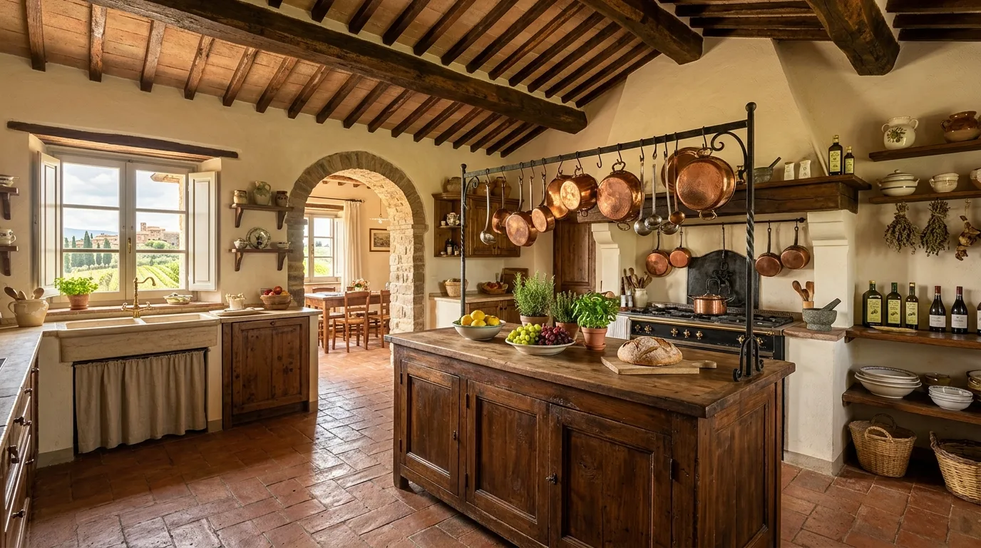 10 Tuscan Mediterranean Kitchen Design Ideas for a Warm and Elegant Home