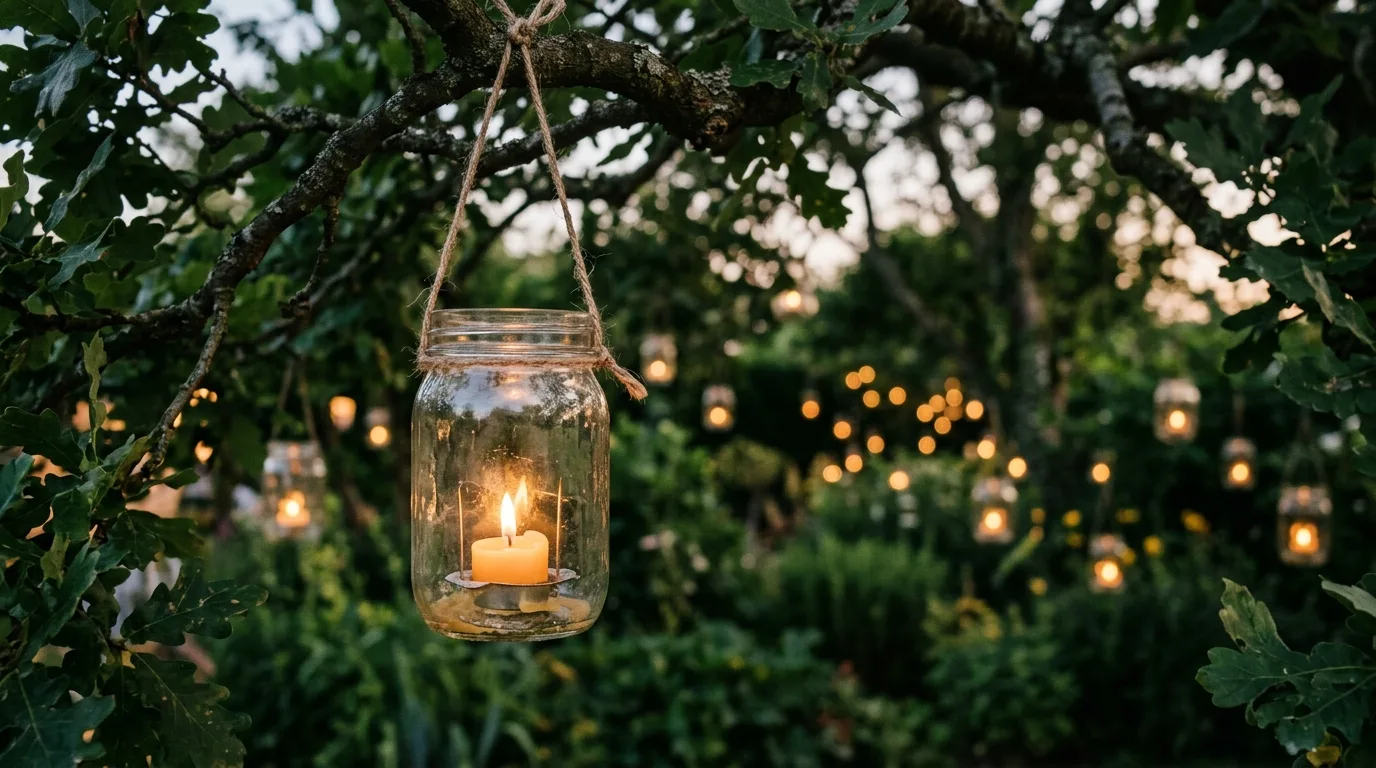 Mixed garden lighting