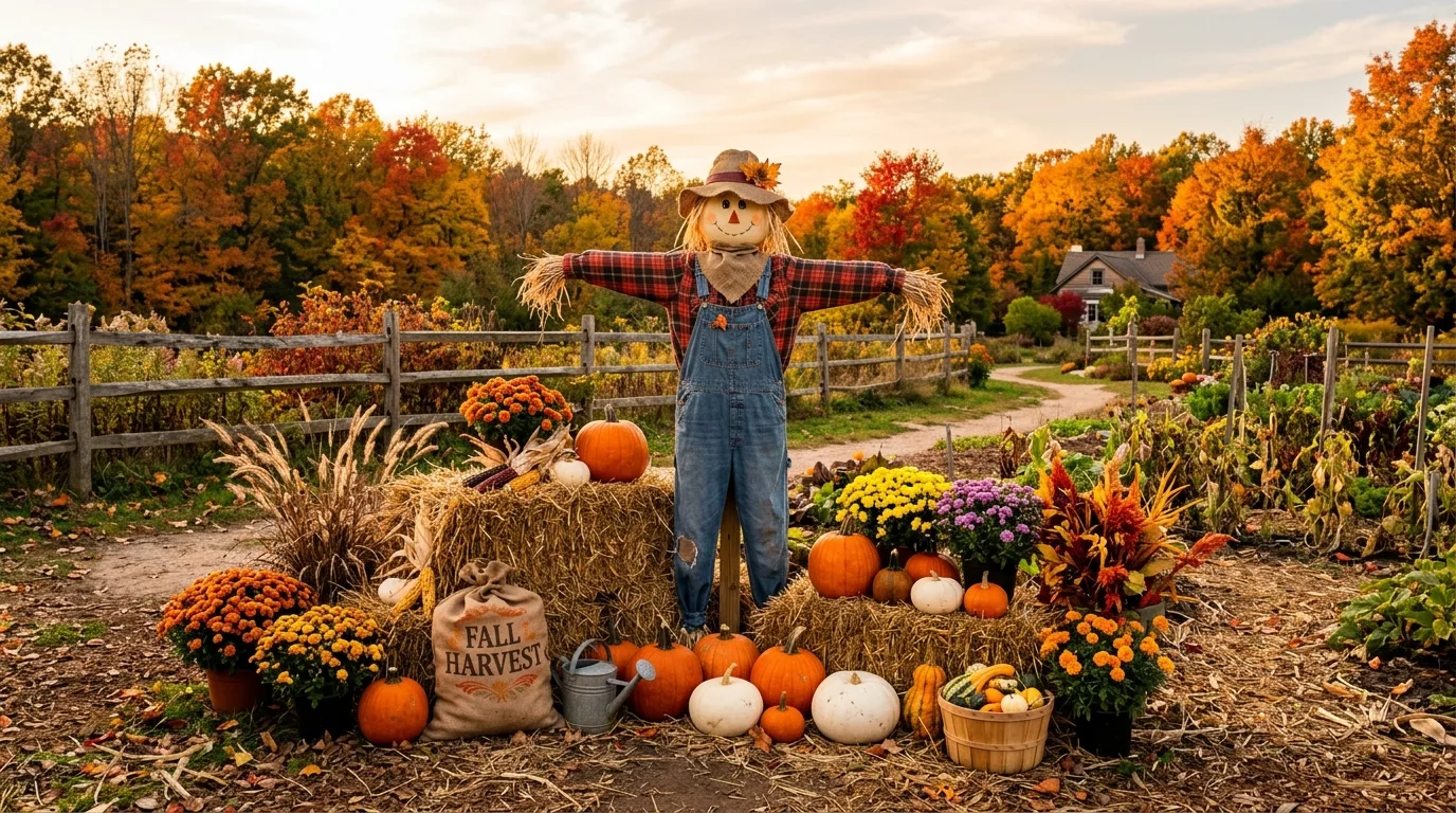11 Scarecrow Garden Ideas to Create a Fun and Festive Fall Display