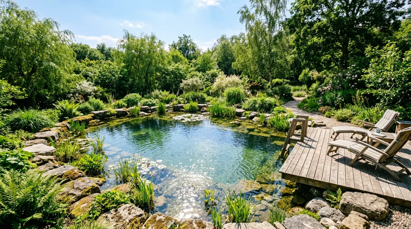 10 Natural Swimming Pool Pond Ideas for an Eco Friendly Backyard Oasis