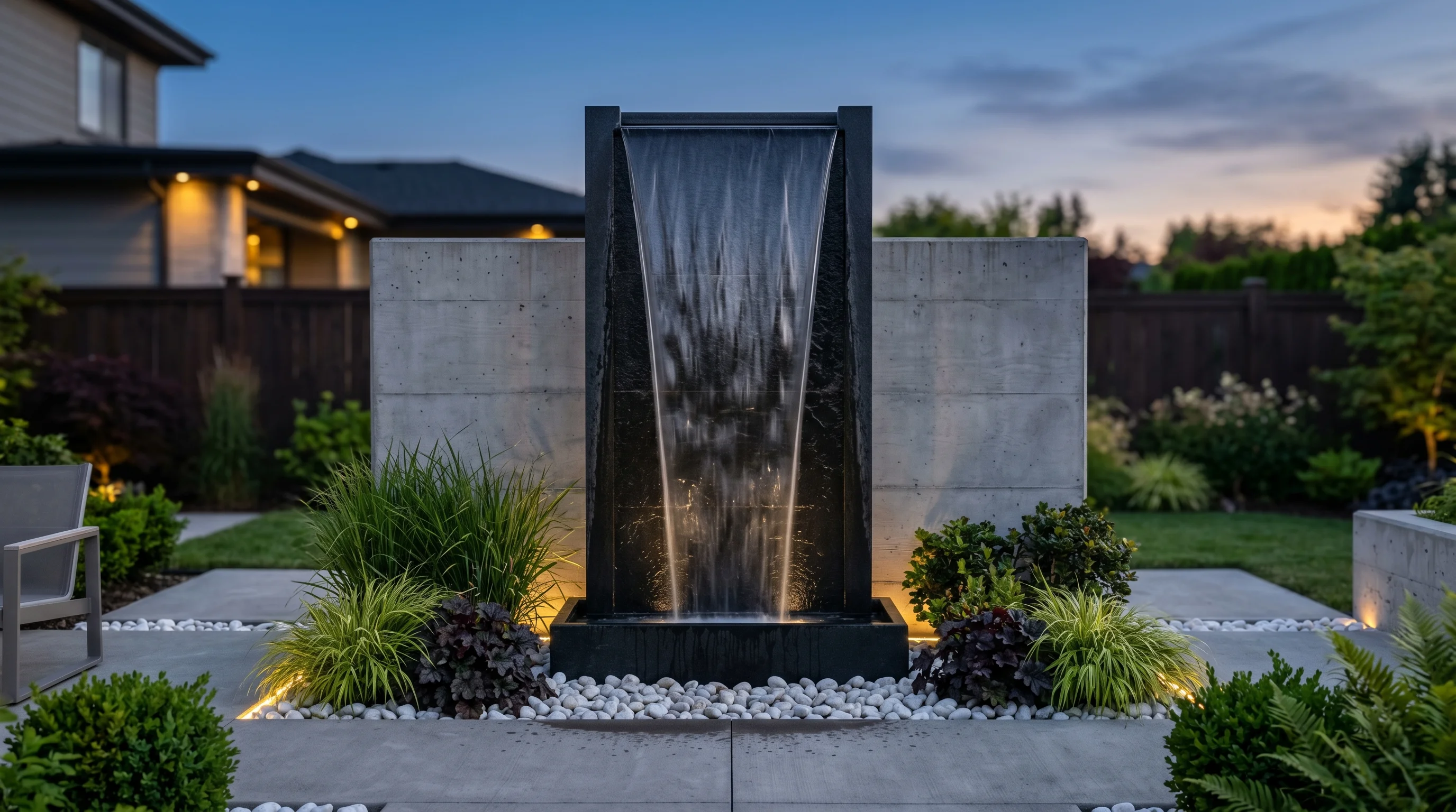9 Modern Outdoor Water Wall Fountain Ideas for a Relaxing Backyard Retreat