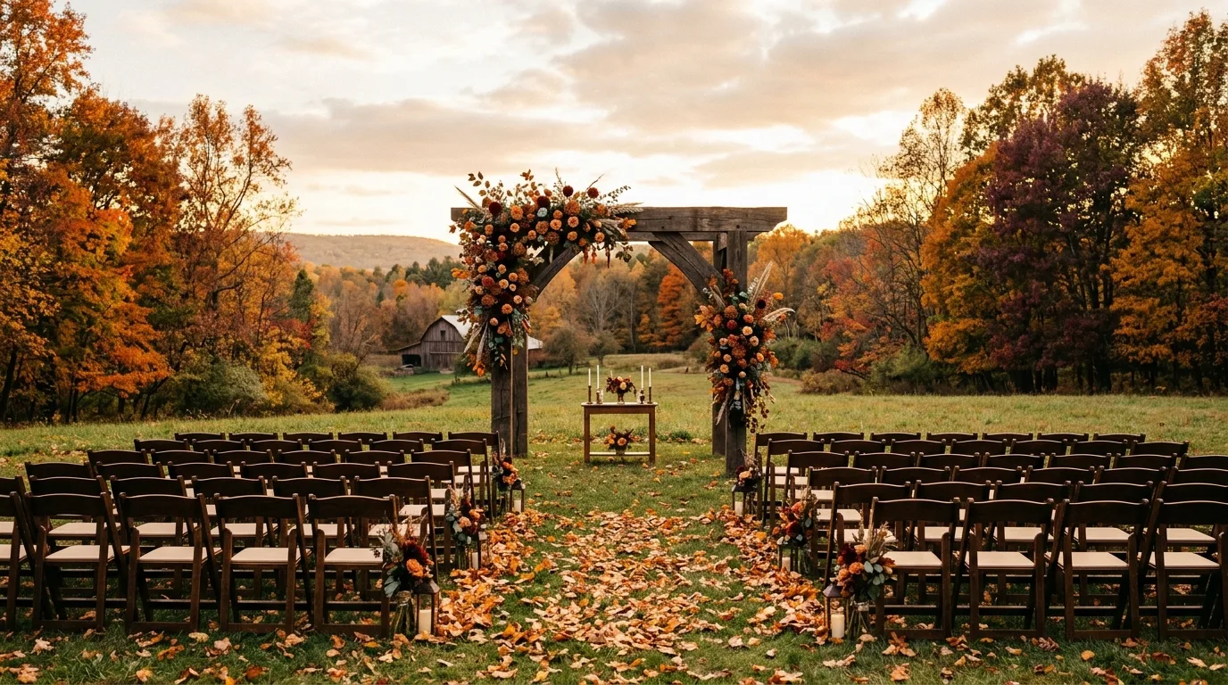 8 Fall Outdoor Wedding Ideas for a Romantic and Rustic Celebration