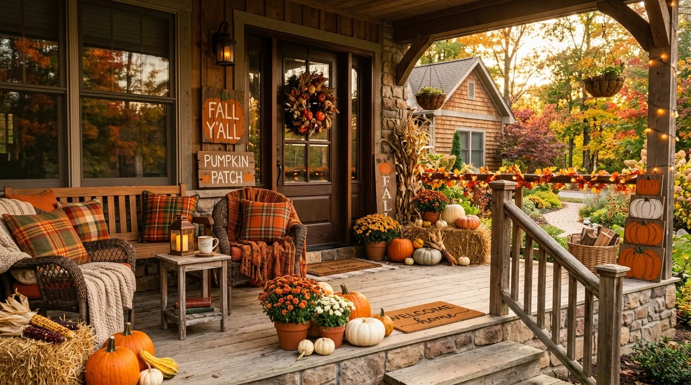 10 DIY Fall Outdoor Decoration Ideas to Create a Cozy Seasonal Porch
