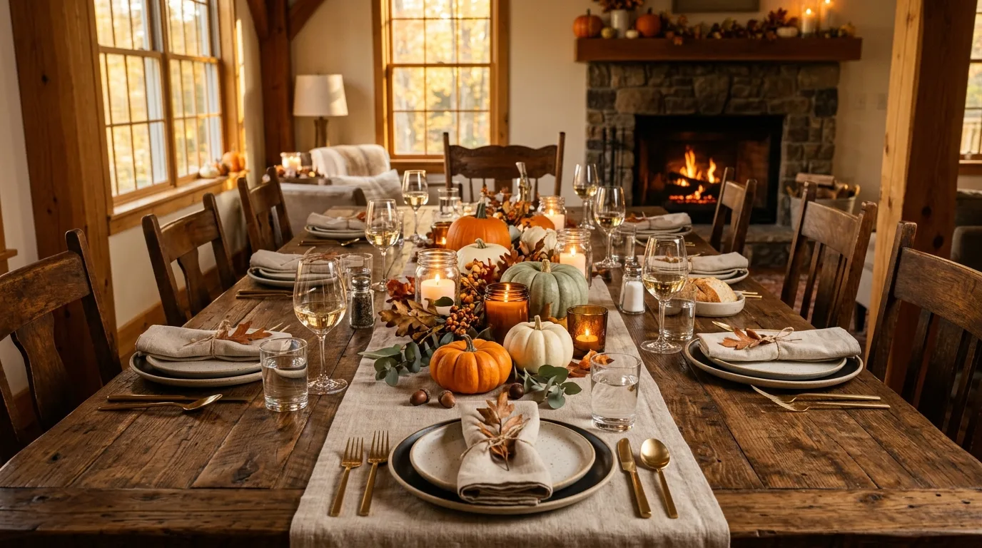 8 Fall Table Setting Ideas to Impress Guests During Holiday Dinners