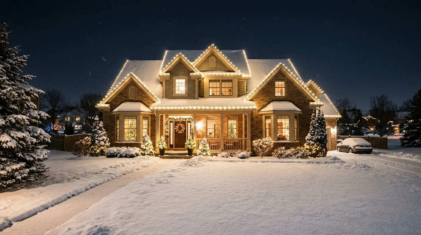 10 Exterior Christmas Light Ideas to Make Your Home Shine at Night