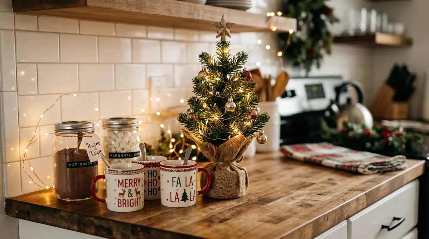 8 Small Kitchen Christmas Decor Ideas to Maximize Festive Cheer